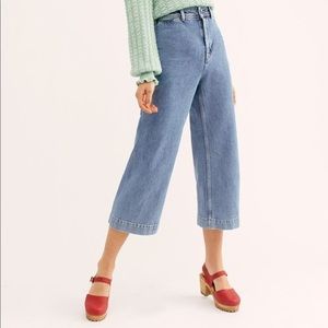 Free People Devon Wide Leg Jeans 27